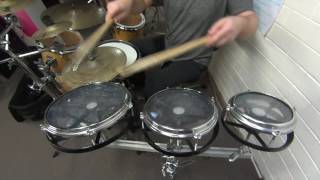 6quot 8quot 10quot rototoms sound test demo review sample tuning drums roto tom toms [upl. by Anile]