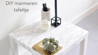 DIY 2 Marmeren bijzettafel [upl. by Kwarteng]