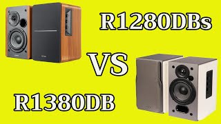 Edifier R1380DB VS Edifier R1280DBs [upl. by Ydualc]