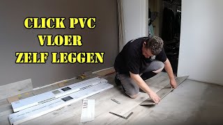 Click PVC vloer zelf leggen gaat dat een beetje [upl. by Annayat]