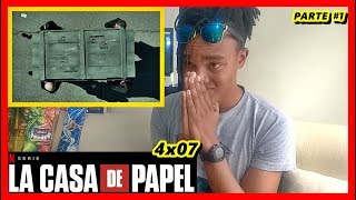 🏡 LA CASA DE PAPEL 4 Capítulo 7  PARTE 1 ⚡quotTUMBAR LA CARPAquot⚡  VÍDEO REACCIÓN [upl. by Rehteh]