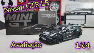 Avaliação Nissan gtr r35 LB 164 mini gt ep054 [upl. by Floeter]