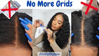 Better Than Fake Scalp  Hide the Grids on Lace Wigs  WowAfrican x LovelyBryana [upl. by Aelyak]