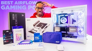 Step by Step PC Build NZXT H6 Flow RGB i7 14700K RTX 4080 Gaming Beast [upl. by Atiloj]