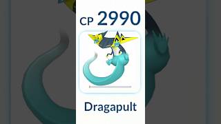 1 HP Dragapult Destroy Grunt Badly in pokemongo [upl. by Kenimod]