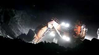 Hitachi EX36006 mining excavators at Kumtor Mine Kyrgyzstan HD [upl. by Htebsle]