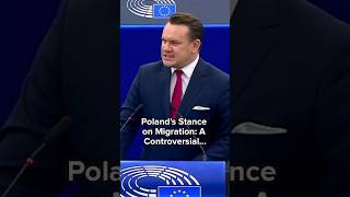 🤯 Dominik Tarczynski No Illegal Migration No Terrorism in Poland🔥 europeanparliament europe eu [upl. by Nnaeiluj]