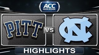 Pittsburgh vs North Carolina  2014 ACC Mens Basketball Tournament Highlights [upl. by Kolk]