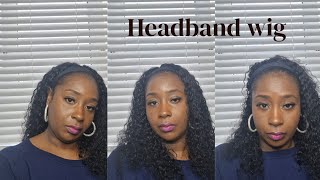 MYLOCKME HEADBAND WIG REVIEW [upl. by Notlil]