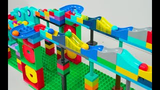 Satisfying Building Blocks  Quadrilla Marble Run ASMR  Vtech Marble Rush [upl. by Diba]