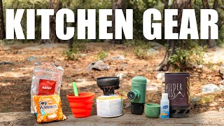 Motorcycle Camping Kitchen Gear [upl. by Ettenwad]