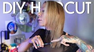 how to cut your hair at home  EASY DIY 2024 [upl. by Iniretake48]