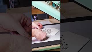 How to Apply Heat Transfer Vinyl to Wood with a Heat Press ✂️ [upl. by Germaun]