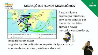 2022  8º Ano  Geografia  Aula N10  Migrações e Fluxos Migratórios [upl. by Nahtannoj]