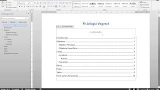Cómo crear tablas de contenido automáticas en Word [upl. by Junina]