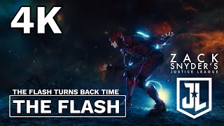 The Flash turns back time  Zack Snyders Justice League  4K CLIP [upl. by Nesnej]