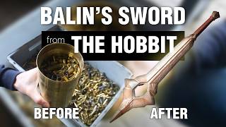 I Melted Bullet Shells into Balins Sword  AMAZING Casting [upl. by Risser]