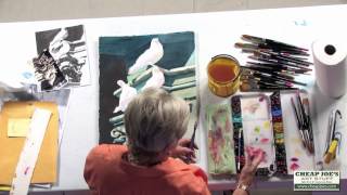 How To Add Splattering in Your Painting With Watercolor Artist Anne Abgott [upl. by Pearman]