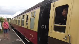 GWR No 6880 Betton Grange Departure Blue Anchor for Bishops Lydeard [upl. by Cochard]