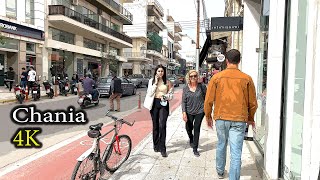 Discover the coolest things to do in Chania  4K Walking Tour [upl. by Bobina934]