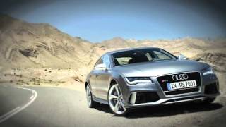 Audi RS7 quattro sportback intro review commercial driving testdrive Werbung Testfahrt [upl. by Rorke110]