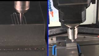 Nakanishi HTS1501S Spindle Deep Milling [upl. by Aiel]