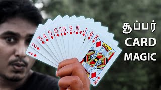 How to do Easy Card magic trick in tamil  Piece of Magic [upl. by Ennazus]