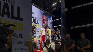 Julio Cesar Chavez Jr vs Uriah Hall Face off for their upcoming Boxing Boxeo BoxingNews [upl. by Farly]