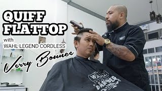 QUIFF FLATTOP with WAHL LEGEND CORDLESS [upl. by Sikata]