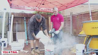 How to lay 20mm porcelain tiles onto Type 1 MOT [upl. by Shaeffer]