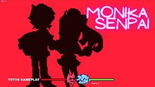 Friday Night Funkin  Senpai with Monika  FNF Mod [upl. by Nawuq682]