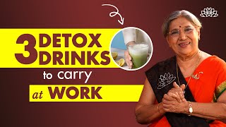 Detox on the Go 3 Easy Drinks to Take to Work  Clean Eating  Healthy Eating  Detox Drink Recipe [upl. by Lerad]