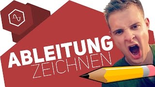 Ableitung zeichnen  Ableitungsfunktionen skizzieren [upl. by Ynohtnaluap]