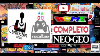 Pack Neogeo Roms Batocera  Recalbox con sus imágenes y Videos completos  180 Roms [upl. by Ahseryt967]