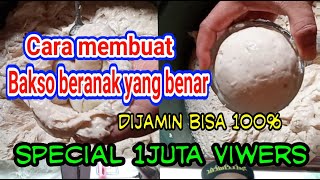 Cara membuat bakso beranak yang benar dan mudah [upl. by Noreg]