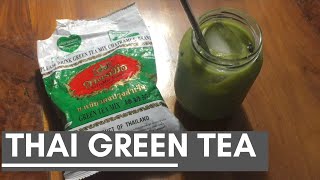 How to Make THAI ICED GREEN TEA  Cha Keow Yen  Philippines [upl. by Larimor]