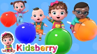 Lets Learn The Colors  More Nursery Rhymes amp Baby Songs  Kidsberry [upl. by Noswal]