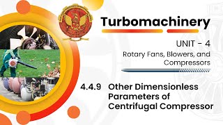 449 Other dimensionless parameters of centrifugal compressor  ME603A [upl. by Elrae19]