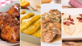 4 Recetas de POLLO con Salsa Fáciles y MUY RÁPIDAS de Hacer [upl. by Fayette]