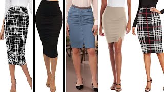 Latest New Stylish Super Stunning Slim Pencil Skirt  Formal Wear Skirts fashion rayeonfashion [upl. by Robson]