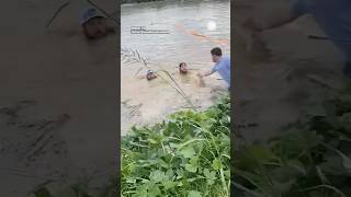 Men Rescued From Helenes Floodwaters in Tennessee [upl. by Sydney]