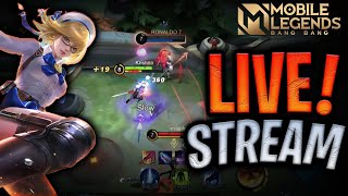 English Mobile Legends  😍 Excited stream  Playing Squad  Streaming with Turnip Road To 200 Subs [upl. by Ploss]