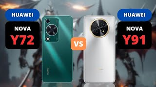 Huawei Nova Y72 vs Huawei Nova Y91  PHONE COMPARISON [upl. by Kahlil]