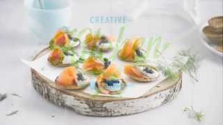 Alpro recipe – Blini with Salmon and Dill [upl. by Paris]