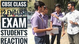 CBSE English Exam Reaction Class 12 😱🔥 [upl. by Nylavad]