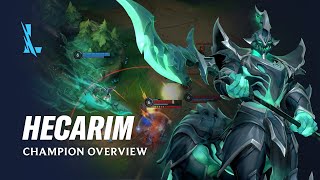 Hecarim Champion Overview  Gameplay  League of Legends Wild Rift [upl. by Graeme]