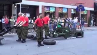 Crew tears apart and rebuilds Jeep in minutes [upl. by Norvell]