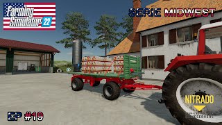 FS22 SERIE MIDWEST 19 PRODUZIONE DI FARINA [upl. by Jarin]