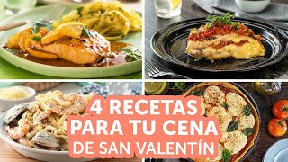 4 recetas para tu cena de San Valentín  Kiwilimón [upl. by Deth]