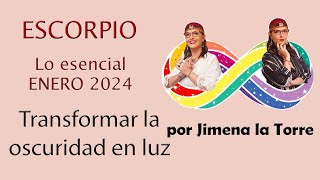 escorpio enero lo esencial 2024 tarot predicciones jimenalatorre [upl. by Milas938]